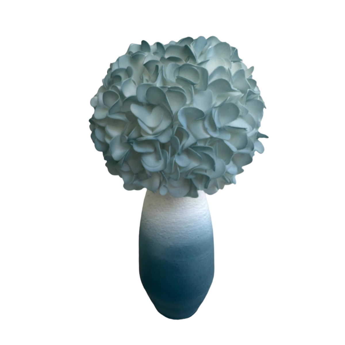 Decorațiune florală LED Hortensie în ghiveci 50 × 25 cm