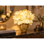 Decorațiune florală LED Bujor uriaș în ghiveci 60 × 60 cm