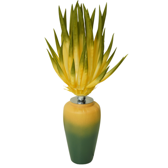 Decorațiune LED Aloe vera în ghiveci 80 × 40 cm