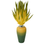 Decorațiune LED Aloe vera în ghiveci 80 × 40 cm