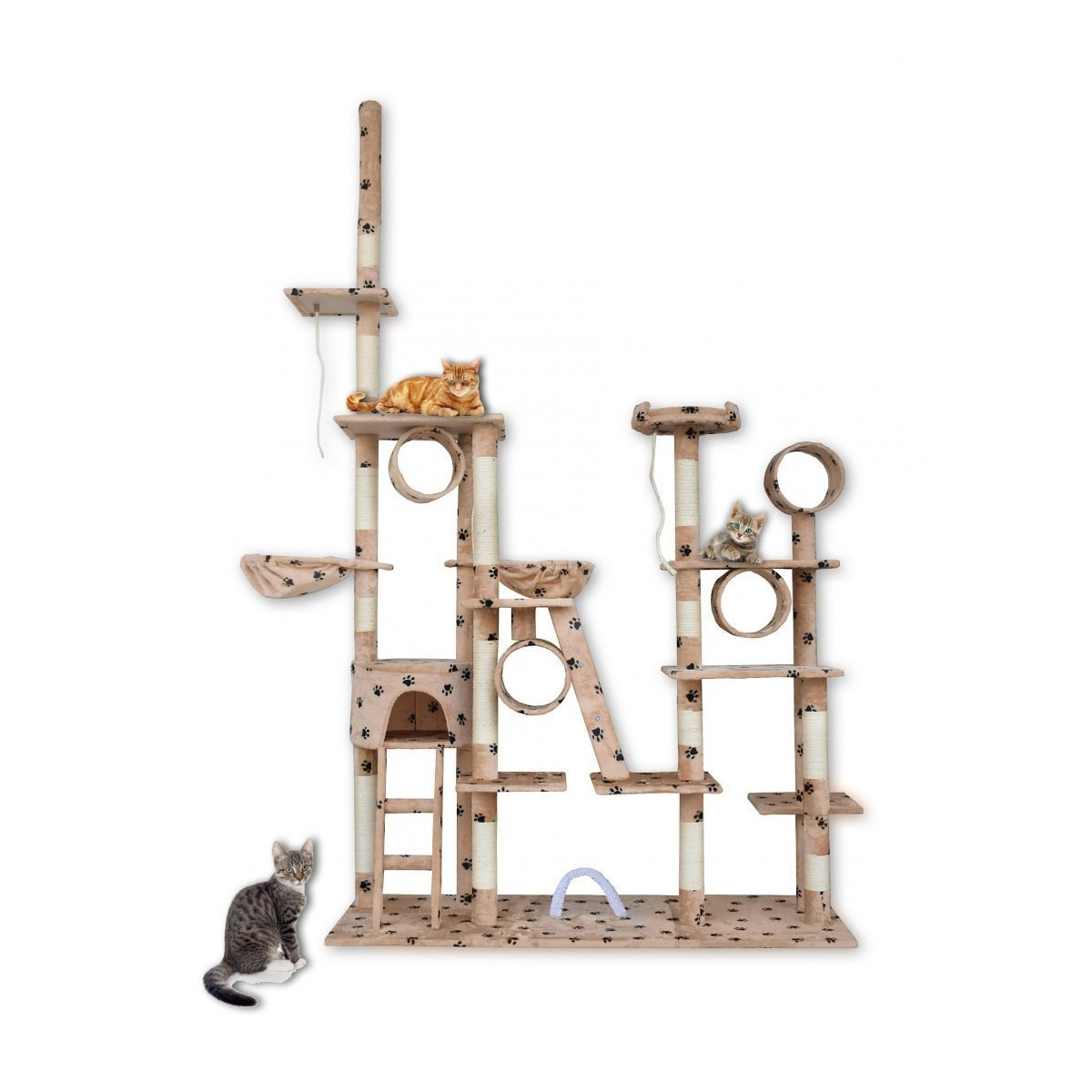 Mică structură de zgâriat pentru pisici cu labe