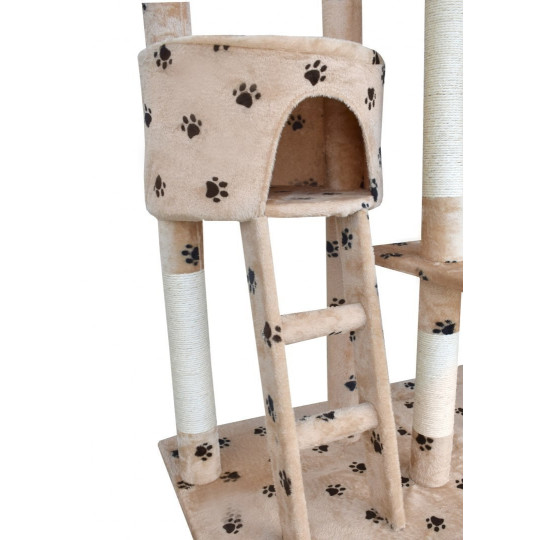 Mică structură de zgâriat pentru pisici cu labe