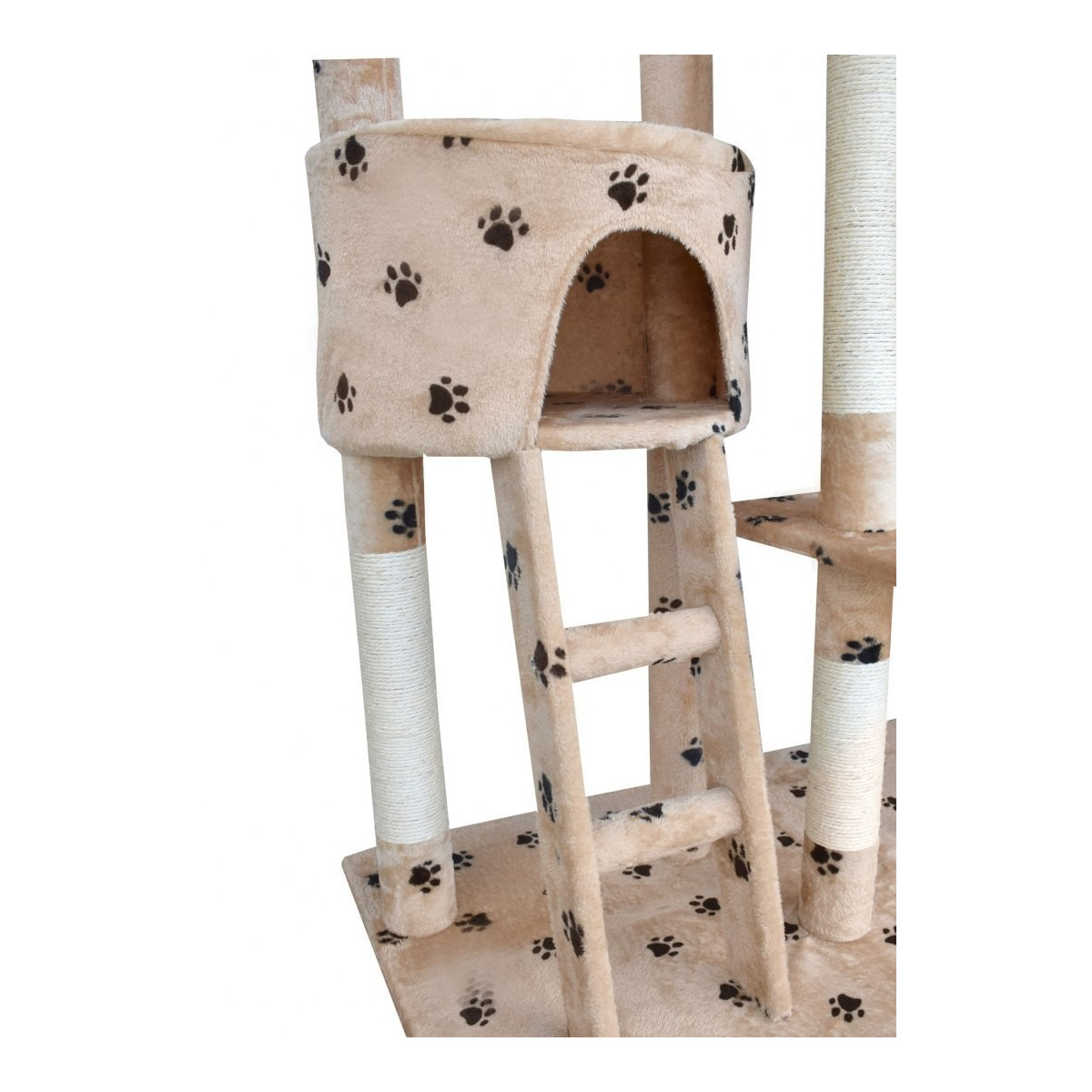 Mică structură de zgâriat pentru pisici cu labe