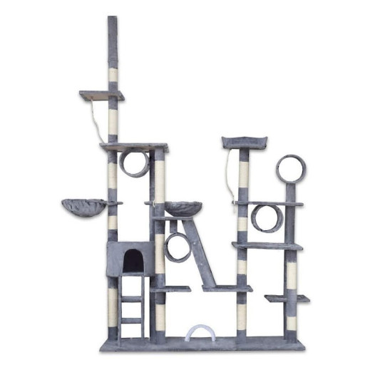 Stav pentru pisici de dimensiuni XXL de culoare gri