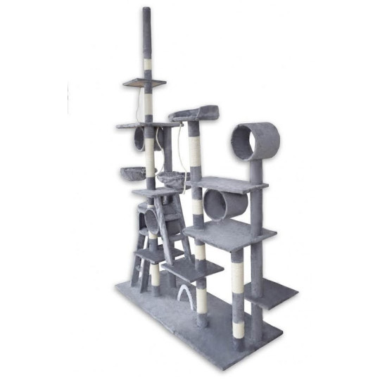 Stav pentru pisici de dimensiuni XXL de culoare gri