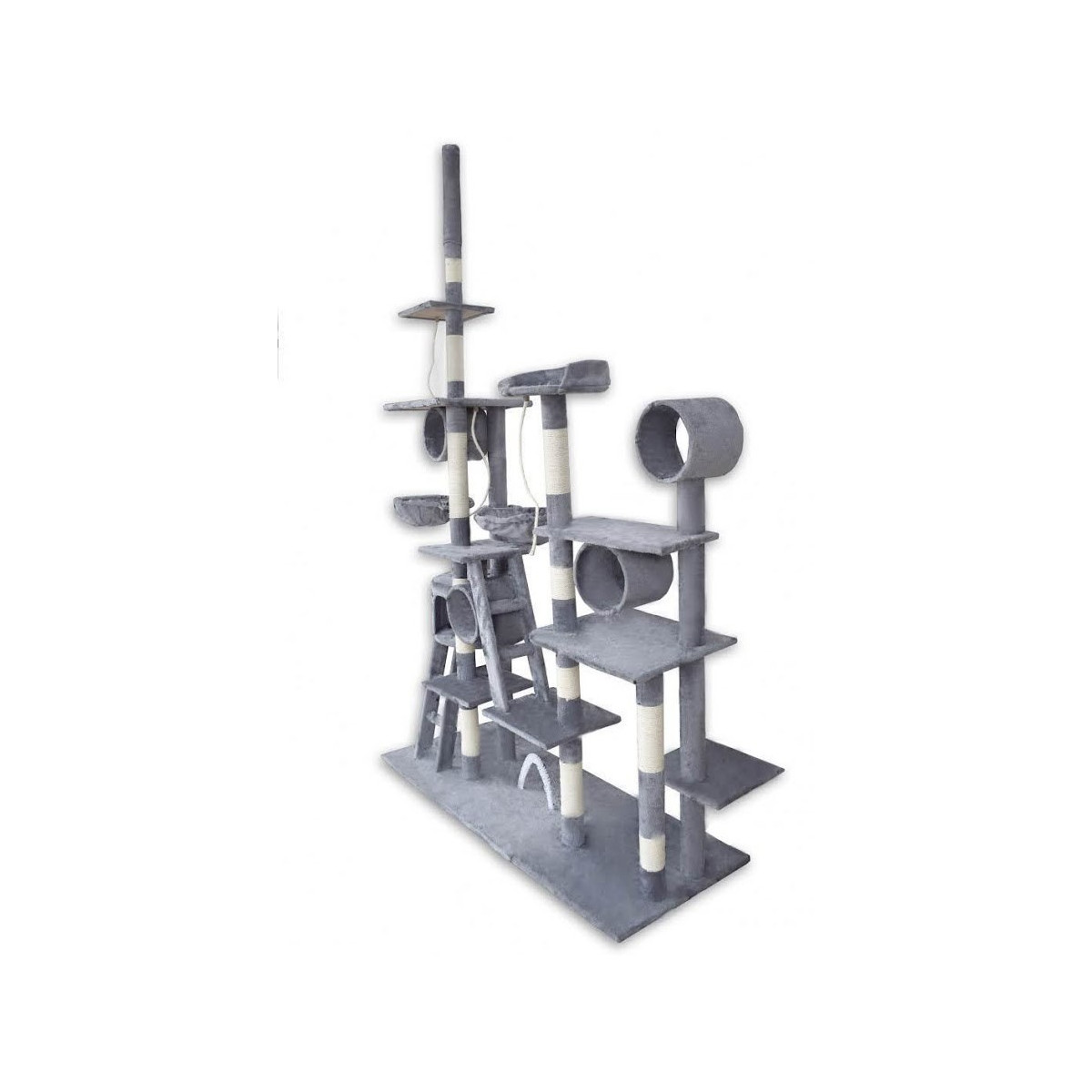 Stav pentru pisici de dimensiuni XXL de culoare gri