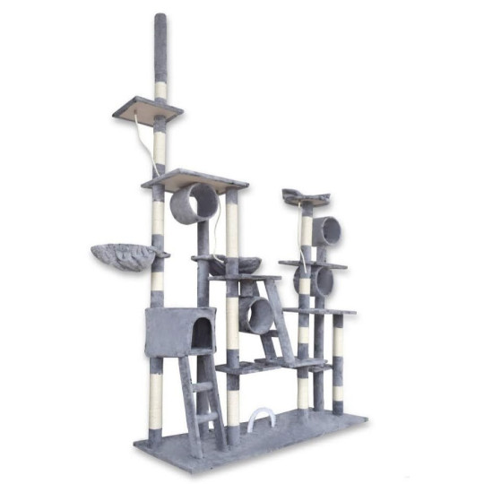 Stav pentru pisici de dimensiuni XXL de culoare gri