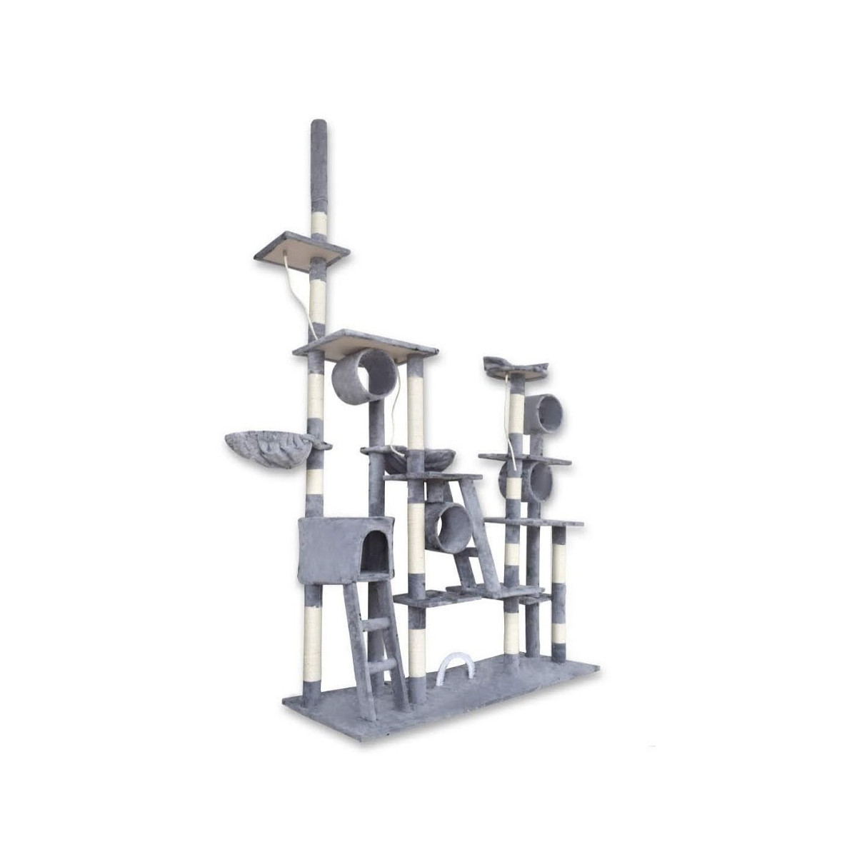 Stav pentru pisici de dimensiuni XXL de culoare gri