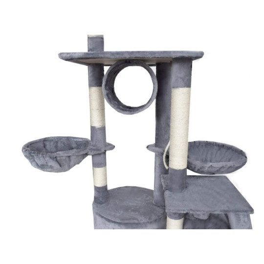 Stav pentru pisici de dimensiuni XXL de culoare gri