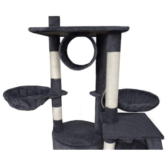 XXL zgârie pentru pisici în culoare gri închis
