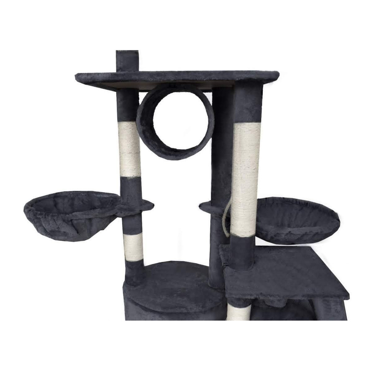 XXL zgârie pentru pisici în culoare gri închis