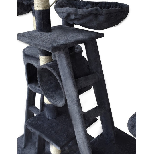 XXL zgârie pentru pisici în culoare gri închis