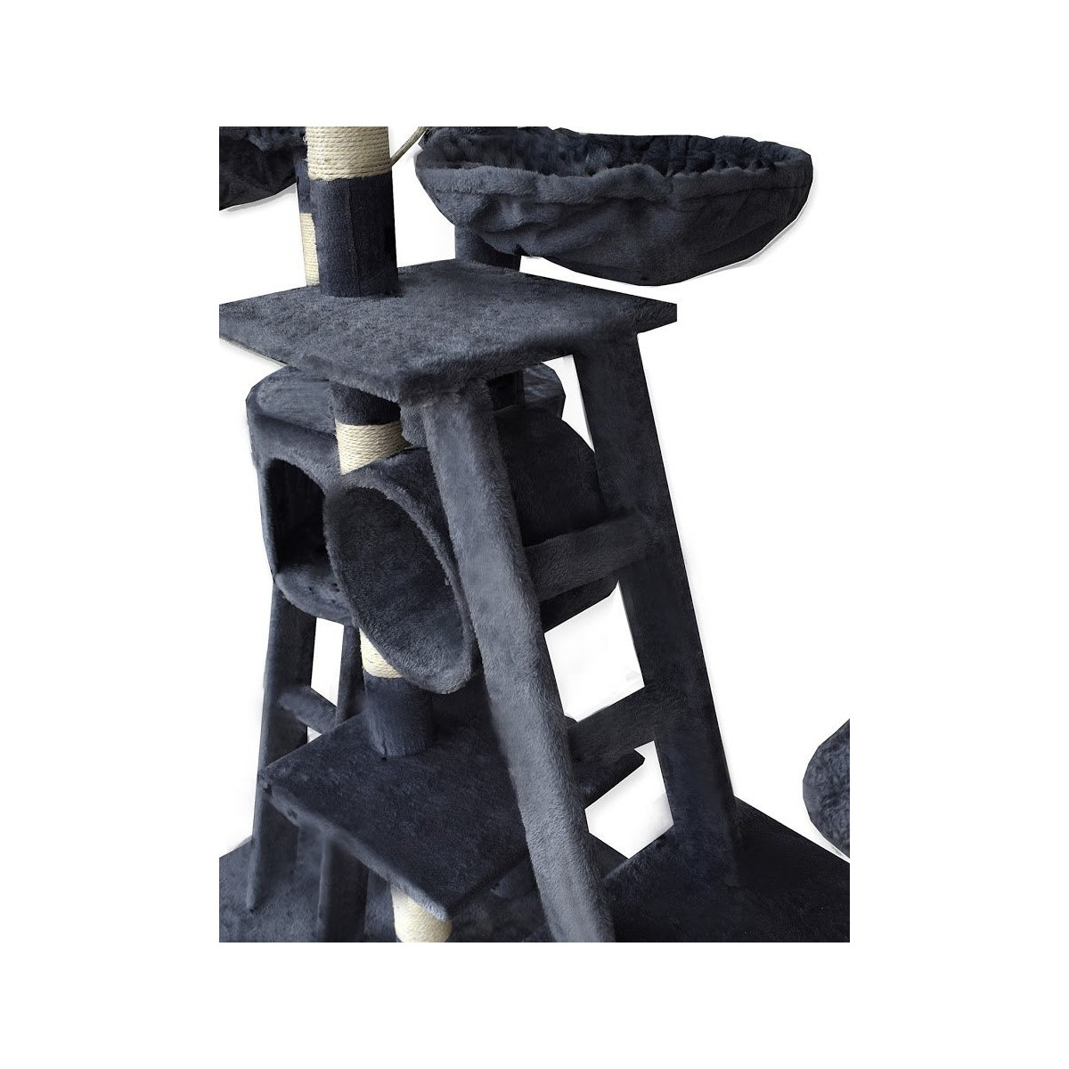 XXL zgârie pentru pisici în culoare gri închis