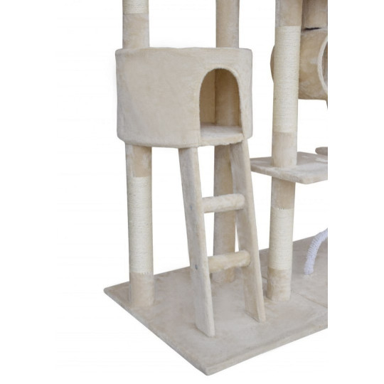 Ansamblu de joacă XXL bej pentru pisici