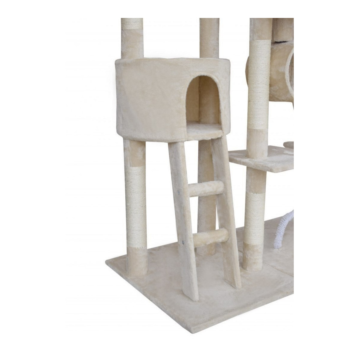 Ansamblu de joacă XXL bej pentru pisici