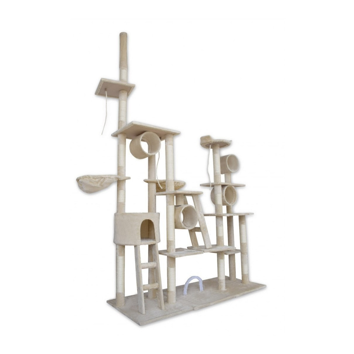 Ansamblu de joacă XXL bej pentru pisici