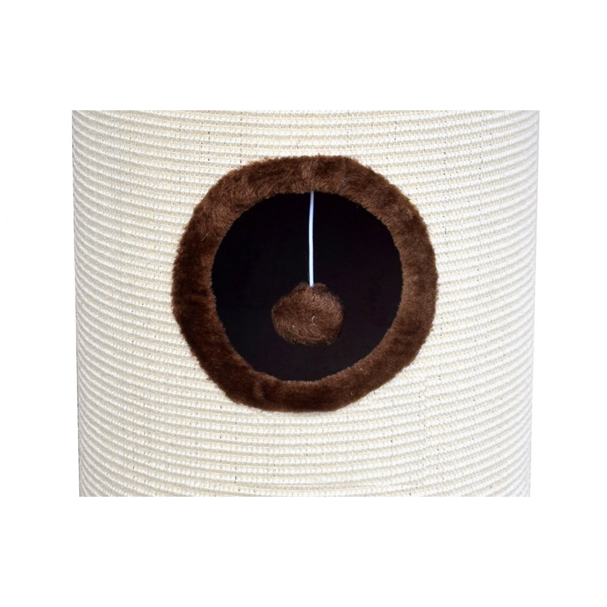 Tunel pentru pisici, culoare maro, 70 cm