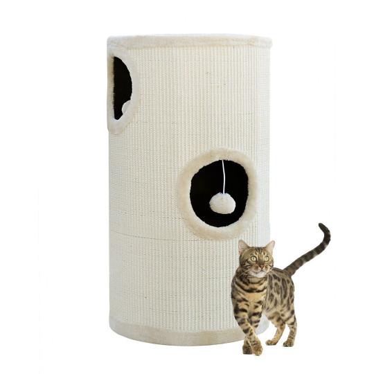 Drapak pentru pisici 70 cm în culoarea bej