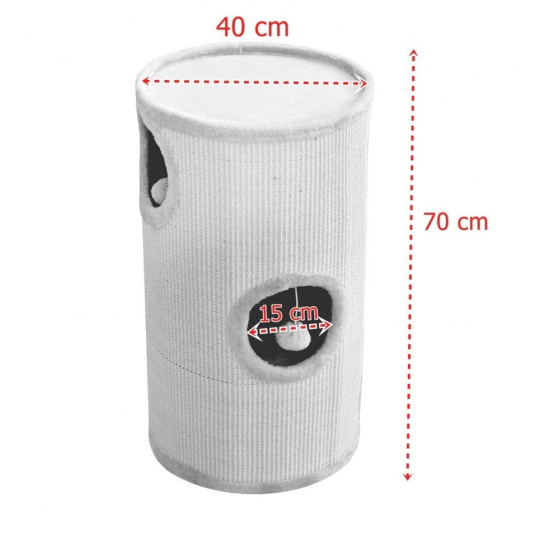 Drapak pentru pisici 70 cm în culoarea bej