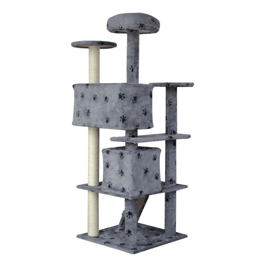 Casa de zgomot pentru pisici de culoare gri închis