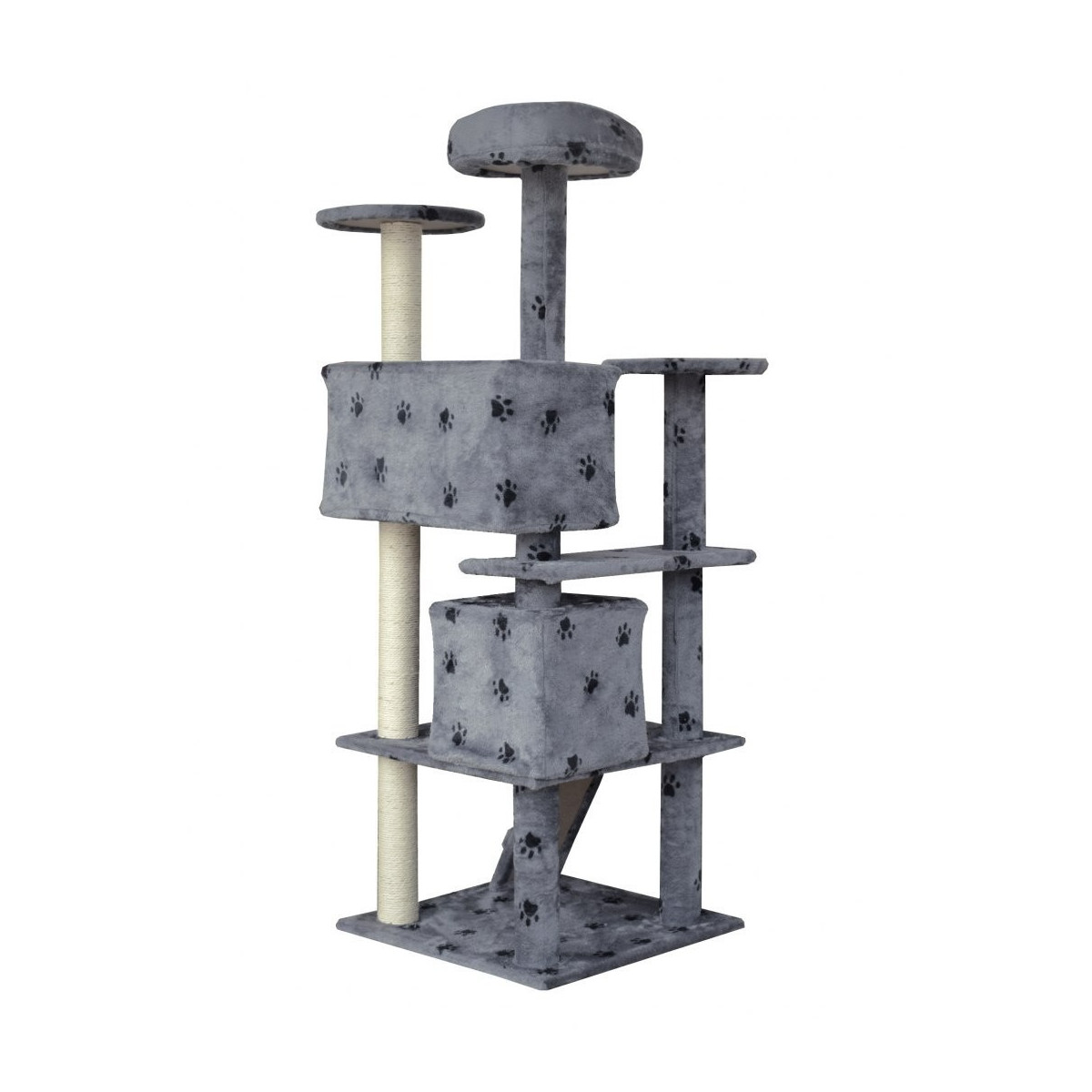 Casa de zgomot pentru pisici de culoare gri închis