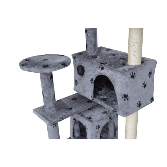 Casa de zgomot pentru pisici de culoare gri închis