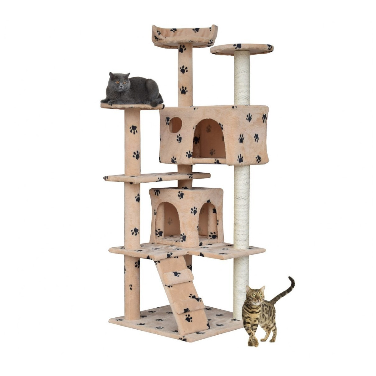 Castel mare pentru pisici cu labe