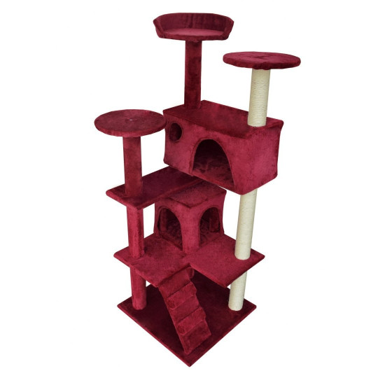 Pelech de lux pentru pisici de culoare roșie