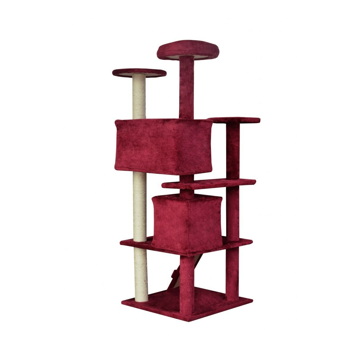 Pelech de lux pentru pisici de culoare roșie