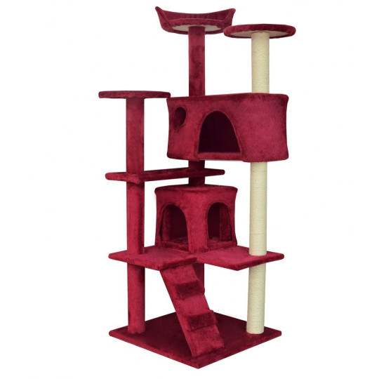 Pelech de lux pentru pisici de culoare roșie