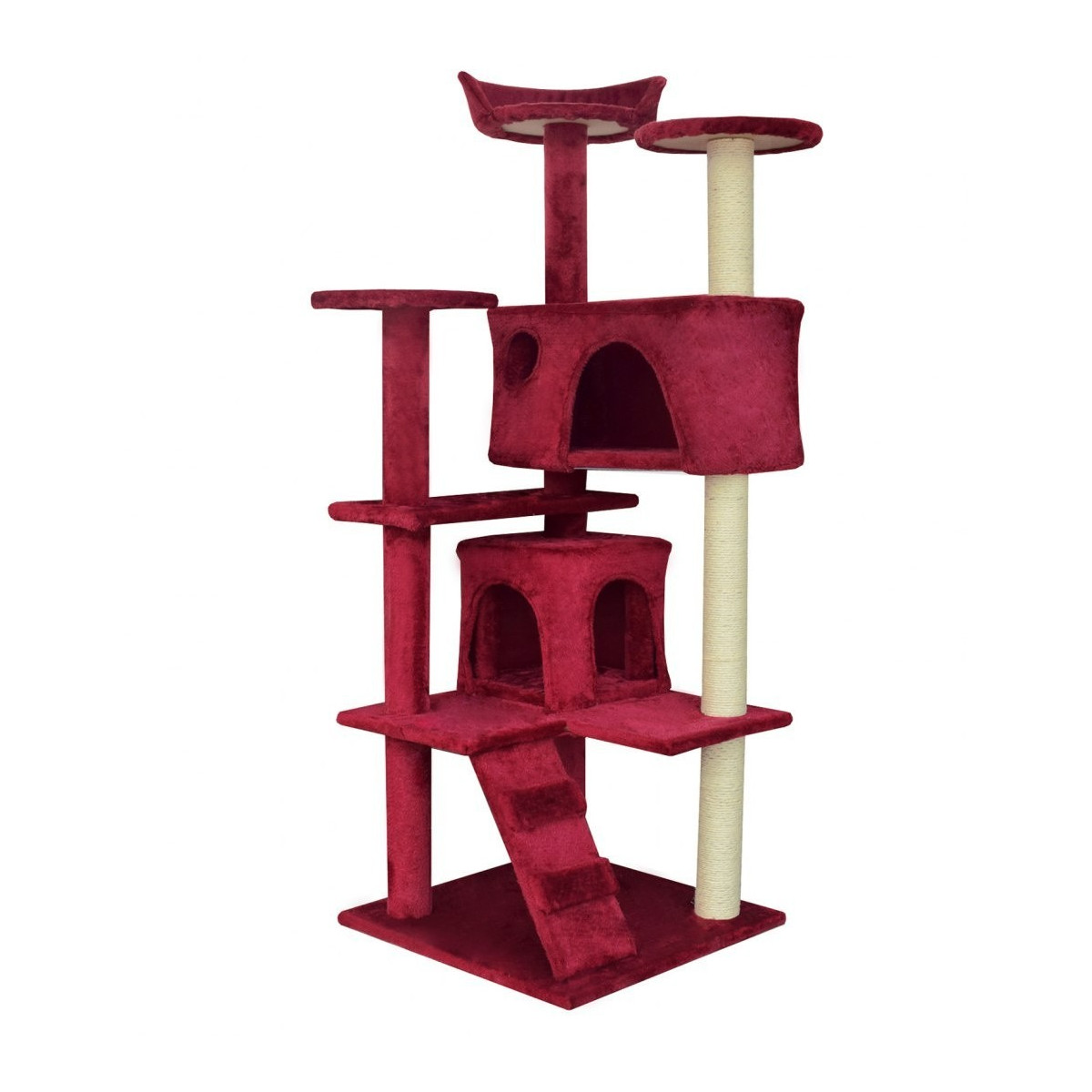 Pelech de lux pentru pisici de culoare roșie