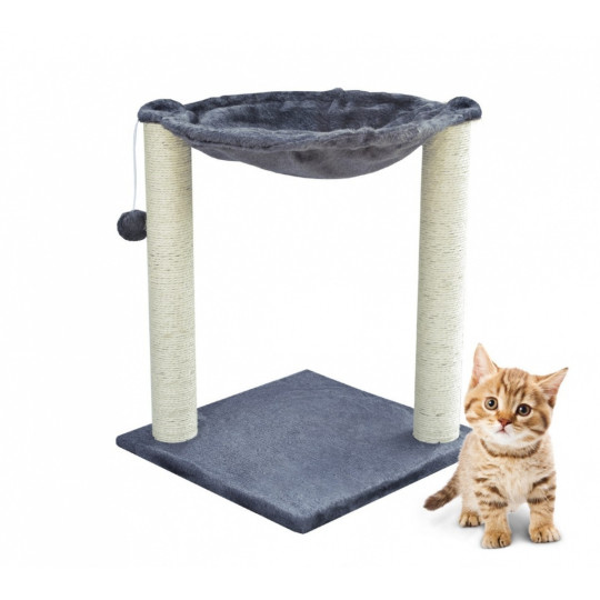Luxus scratching post pentru pisici de culoare gri