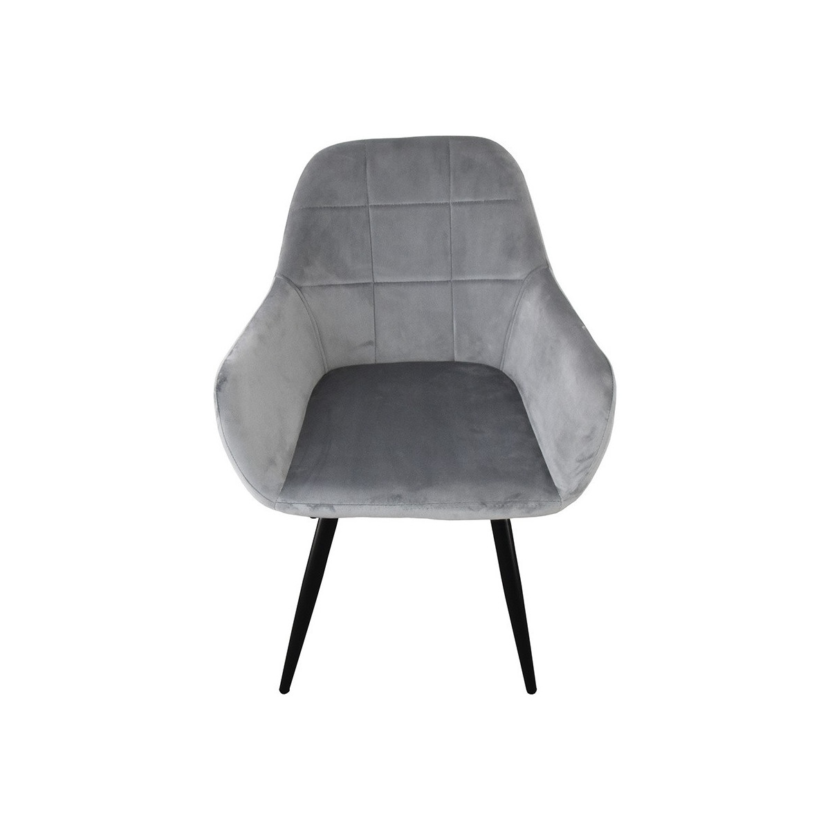 Scaune aranjate de calitate în culoarea gri - 2 bucăți la prețul de