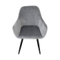 Scaune aranjate de calitate în culoarea gri - 2 bucăți la prețul de