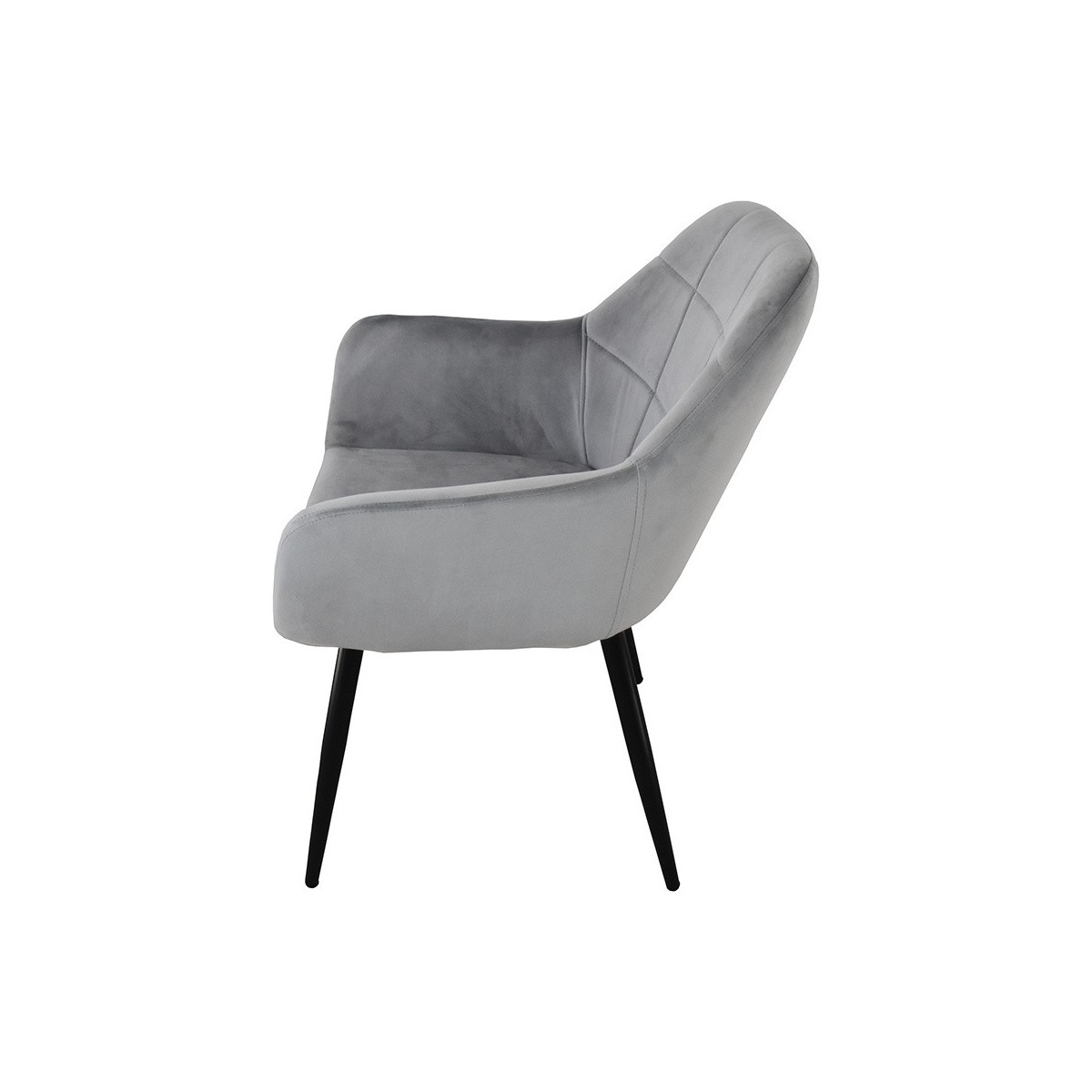 Scaune aranjate de calitate în culoarea gri - 2 bucăți la prețul de