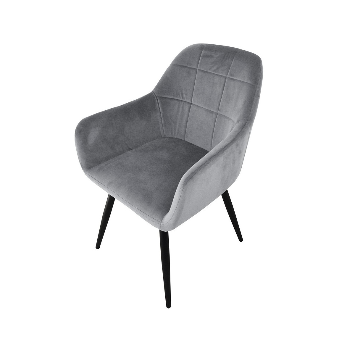 Scaune aranjate de calitate în culoarea gri - 2 bucăți la prețul de