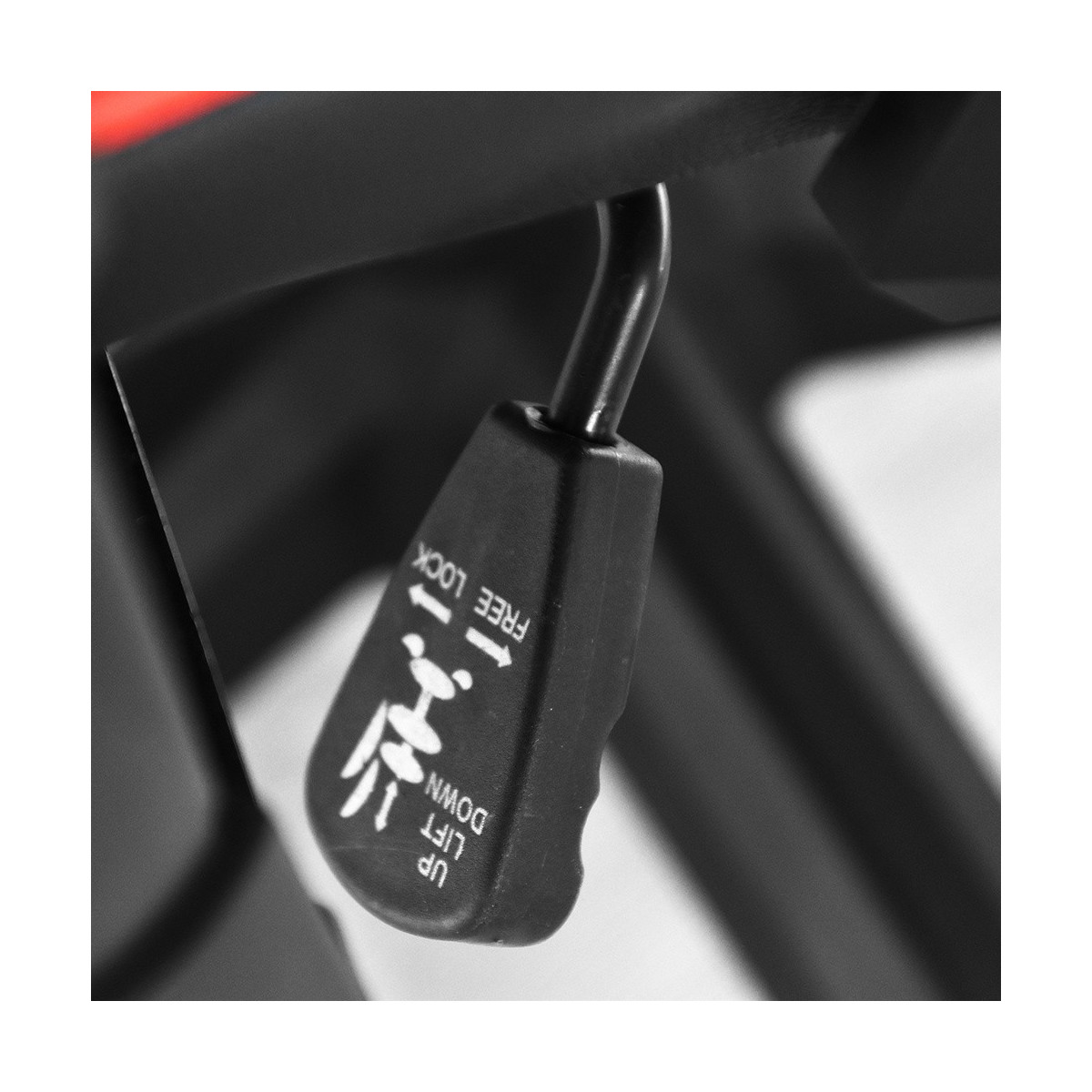 Scaun de joc de calitate în culoarea roșie