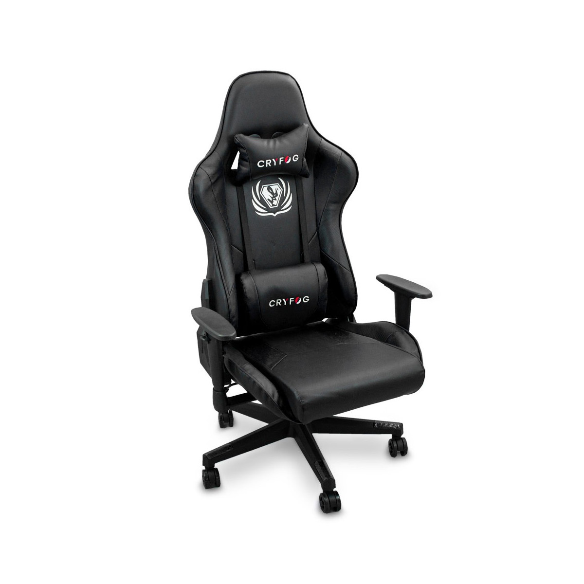 Scaun de jocuri ajustabil, de culoare neagră