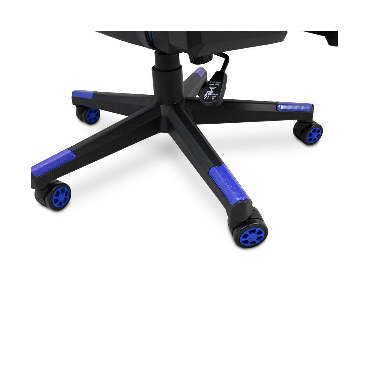 Scaun de jocuri ajustabil, de culoare neagră