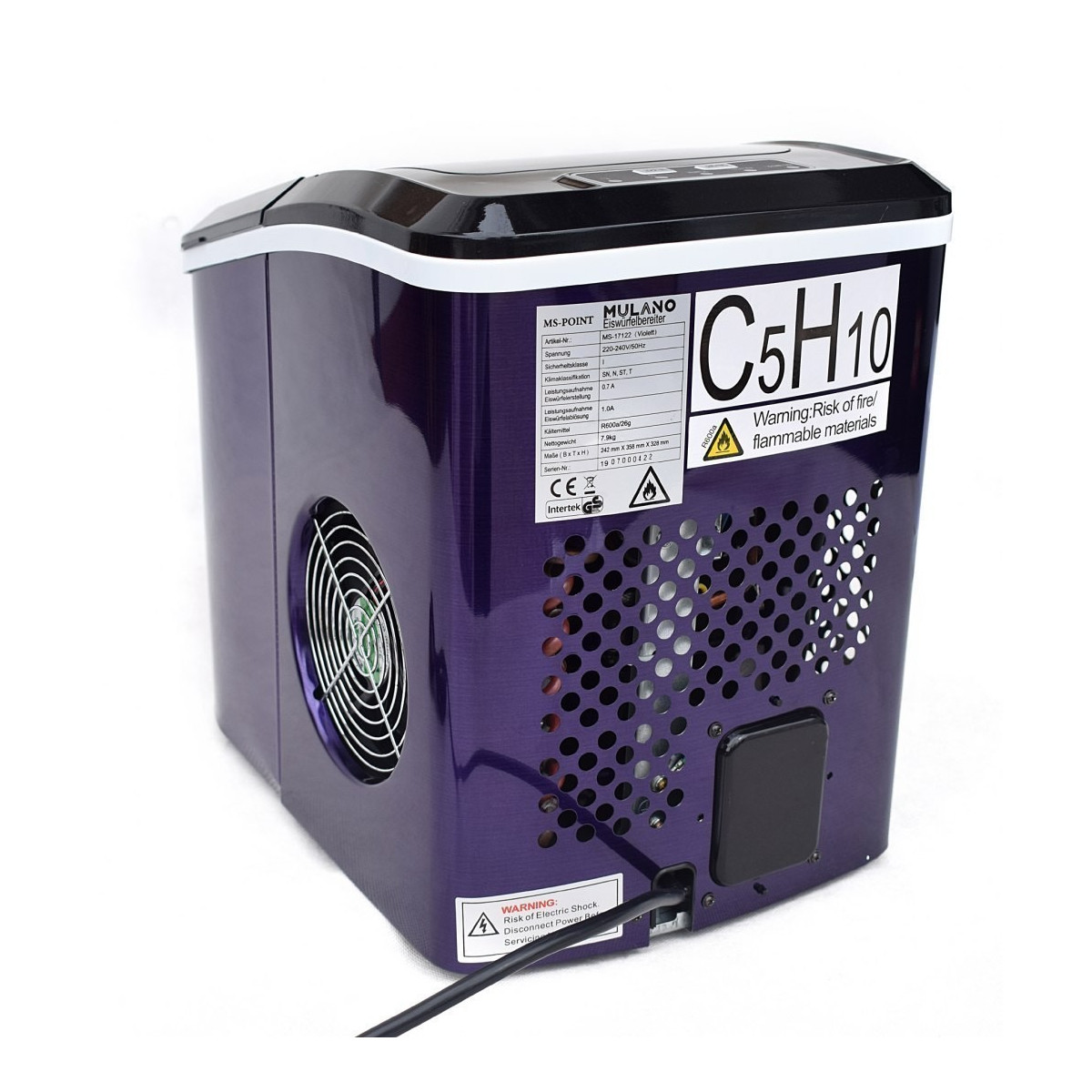 Generatoare de gheață electrice de culoare violetă