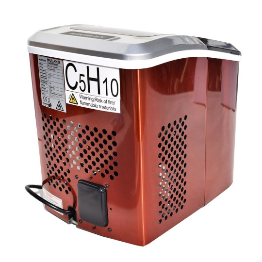 Fabricant de gheață de culoare portocalie