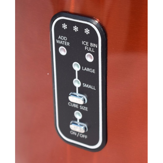 Fabricant de gheață de culoare portocalie