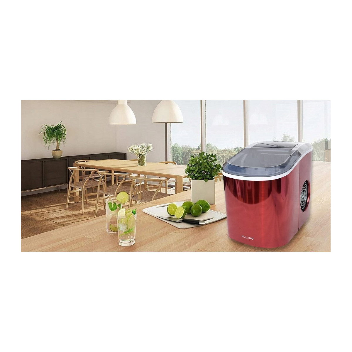 Generatoare de gheață rapide de culoare roșie