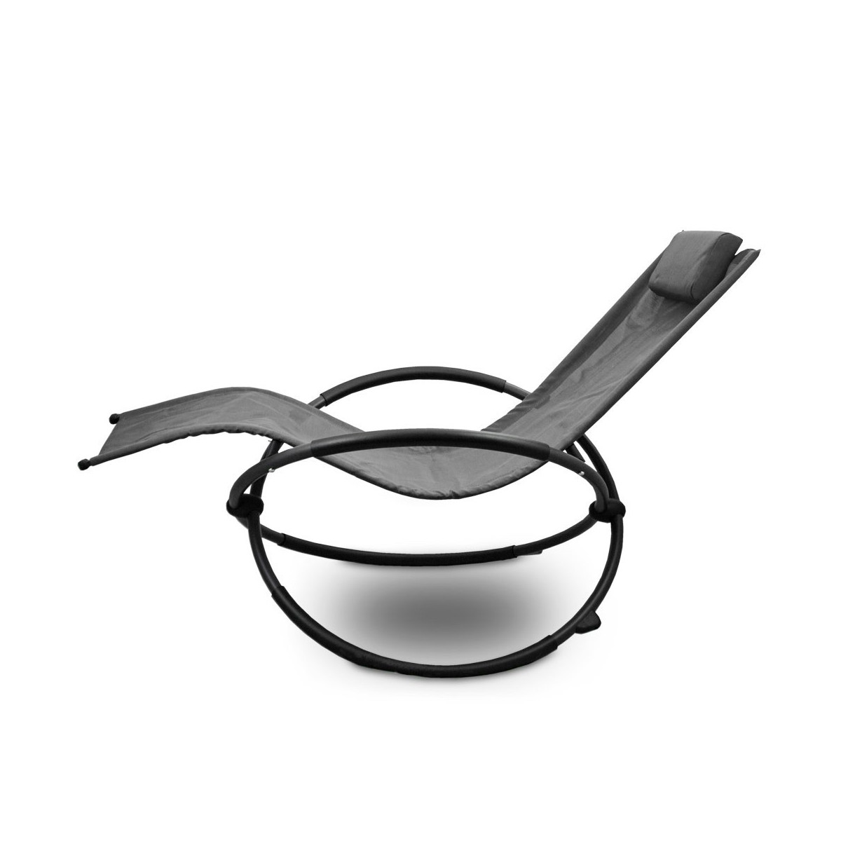 Scaun swinging de grădină de culoare gri