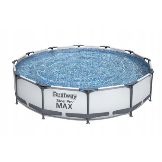 Piscina supraterană cu întărire cu dimensiunea de 366x76 cm