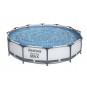 Piscina supraterană cu întărire cu dimensiunea de 366x76 cm