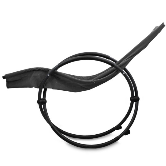 Scaun swinging de grădină de culoare gri