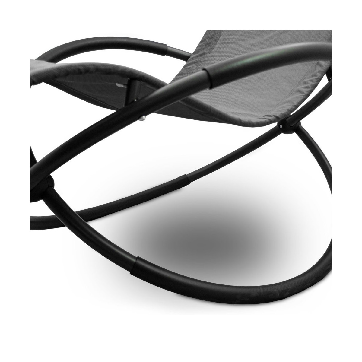 Scaun swinging de grădină de culoare gri