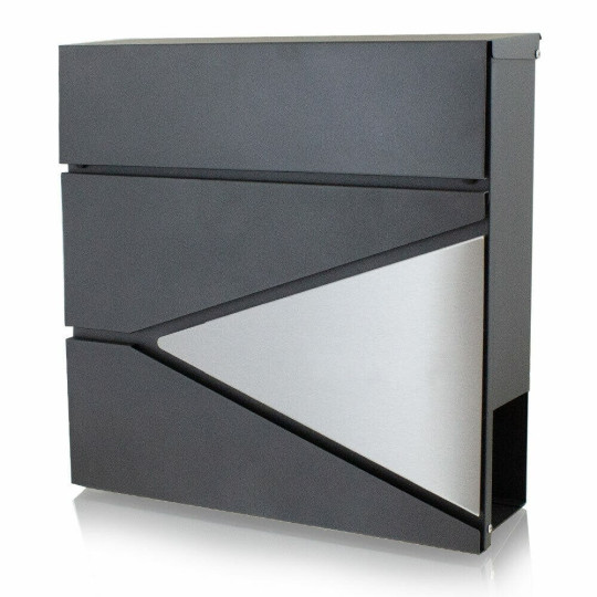 Cutia poștală de culoare gri