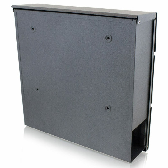 Cutia poștală de culoare gri